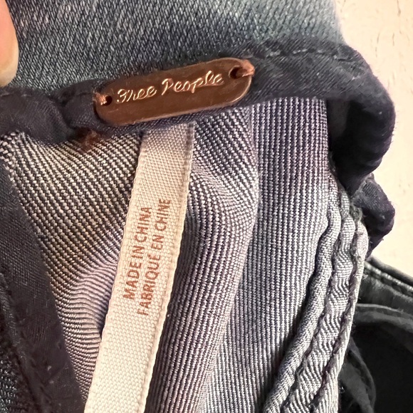 Free People Modern Femme Printed Faded Gray Stretch Mini Skirt Womens 6 - Picture 8 of 8